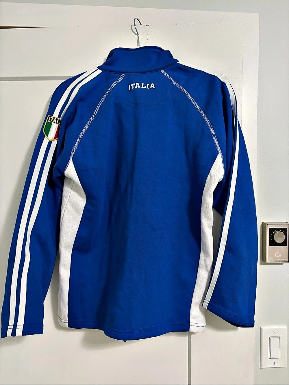 FM Italy Color Block Track Jacket Size Small - Picture 2 of 4